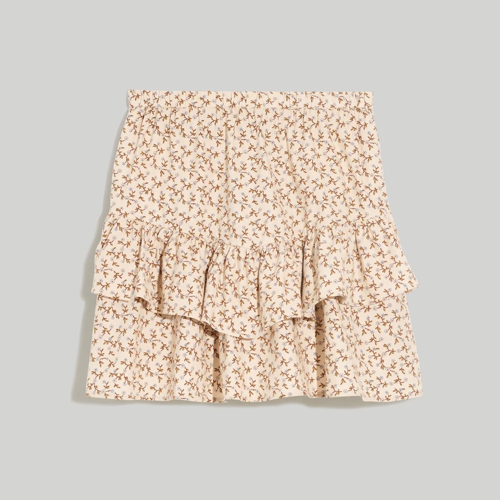 NWOT Madewell Flannel Pull-On Mini Skirt - XS - Picture 9 of 9